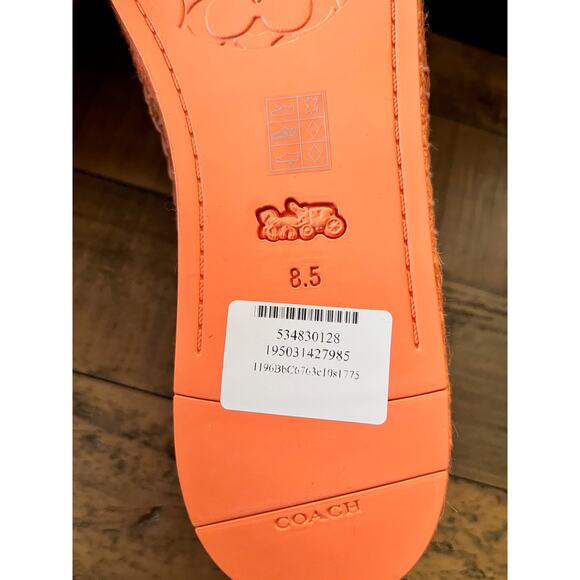 Coach Orange Flats - Picture 11 of 13